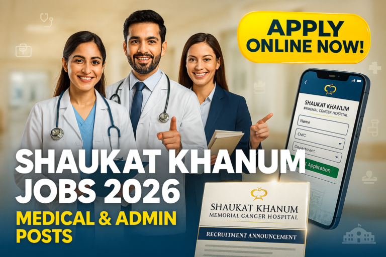 Shaukat Khanum Hospital Lahore Jobs 2026 – Apply Online for Medical & Admin Posts