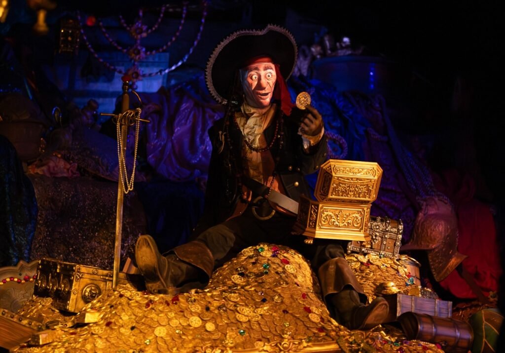 Imagineering’s New Human to Skeleton Transforming Audio Animatronic Debuts in Pirates of the Caribbean